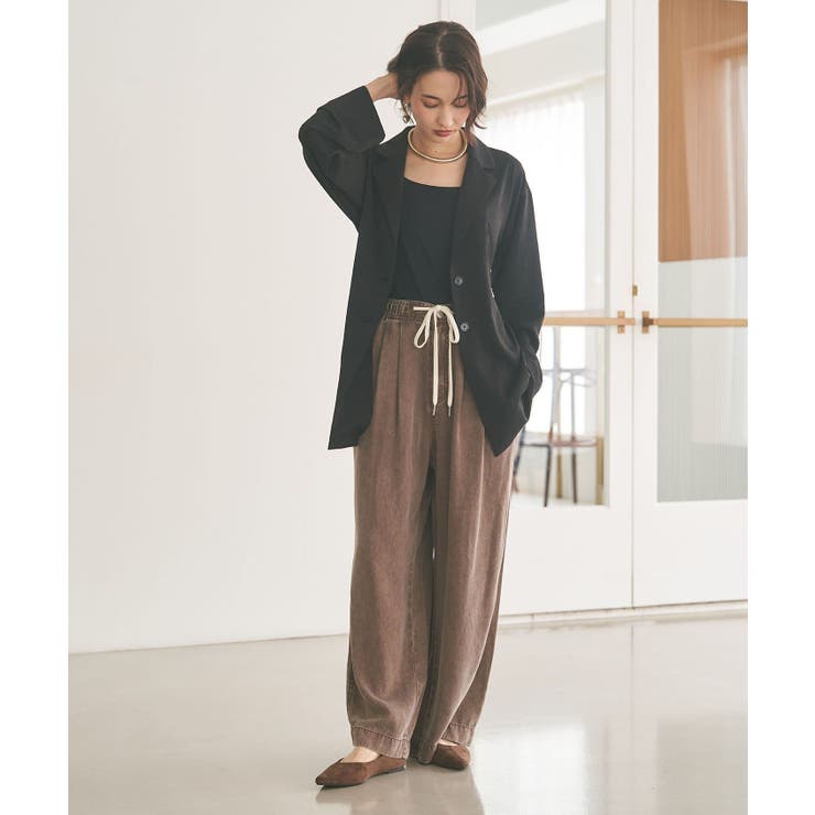 リヨセルデニムイージーパンツ | RMAF　NICE CLAUP / OLIVE des OLIVE | 詳細画像28 
