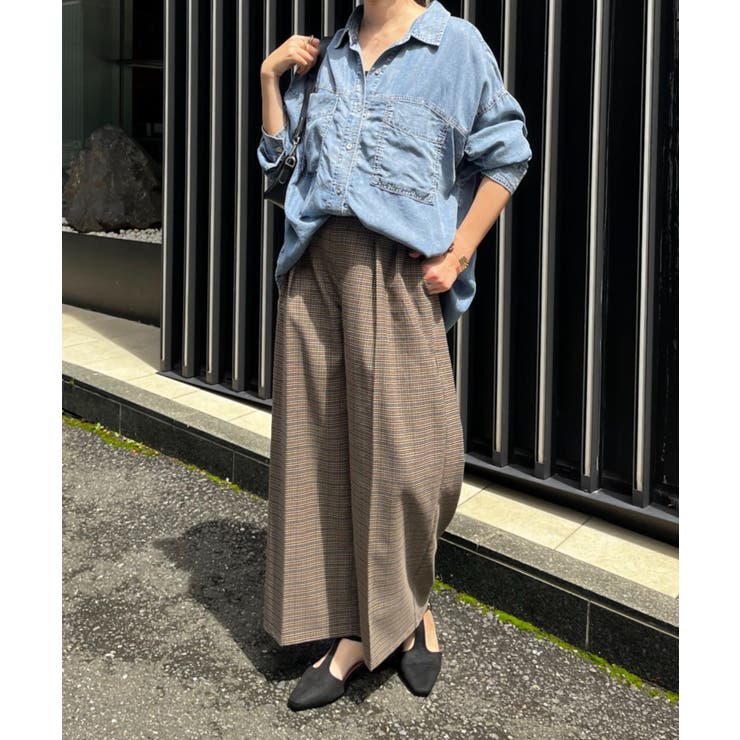 【セットアップ対応】ラメチェックタックパンツ | RMAF　NICE CLAUP / OLIVE des OLIVE | 詳細画像11 