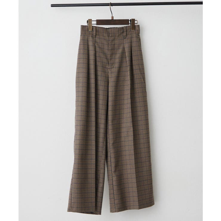 【セットアップ対応】ラメチェックタックパンツ | RMAF　NICE CLAUP / OLIVE des OLIVE | 詳細画像17 