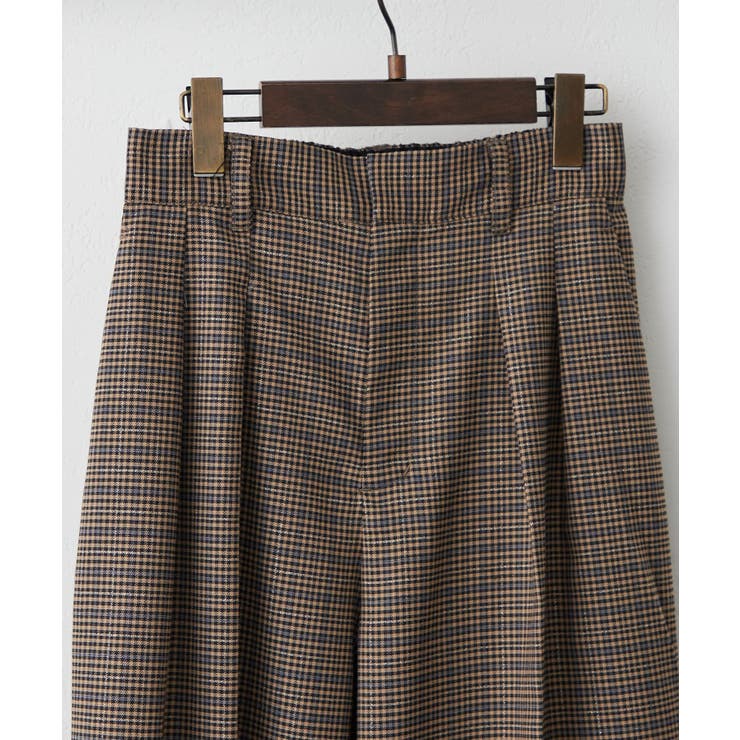 【セットアップ対応】ラメチェックタックパンツ | RMAF　NICE CLAUP / OLIVE des OLIVE | 詳細画像19 