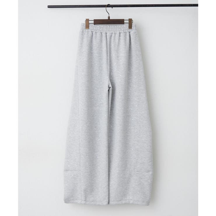 トップグレー | キラキラダンボールカーブパンツ | RMAF　NICE CLAUP / OLIVE des OLIVE