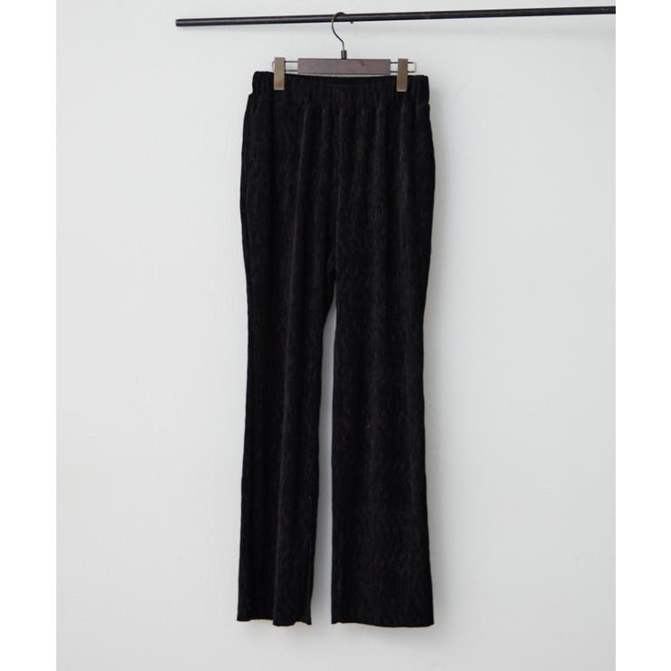 【M/Lサイズ展開】シャーリングベロアフレアパンツ | RMAF　NICE CLAUP / OLIVE des OLIVE | 詳細画像24 