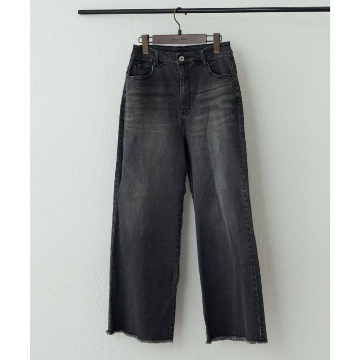 【M/Lサイズ展開】大人ストレッチデニムワイドパンツ | RMAF　NICE CLAUP / OLIVE des OLIVE | 詳細画像28 