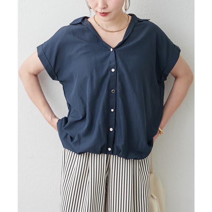 【オフィスコーデにもおすすめ】色々釦タケノコタックブラウス | RMAF　NICE CLAUP / OLIVE des OLIVE | 詳細画像25 