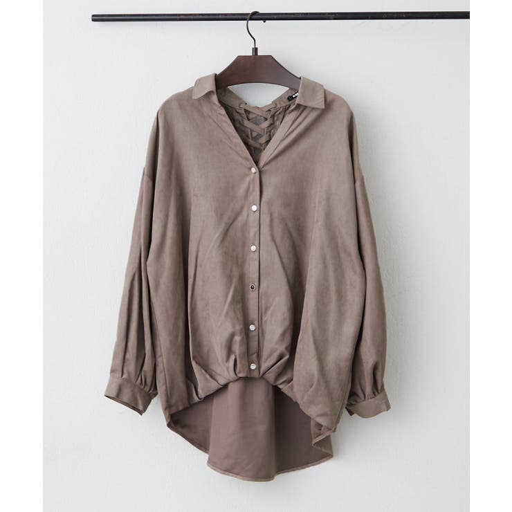 マイクロコール多釦タケノコタックブラウス | RMAF　NICE CLAUP / OLIVE des OLIVE | 詳細画像21 