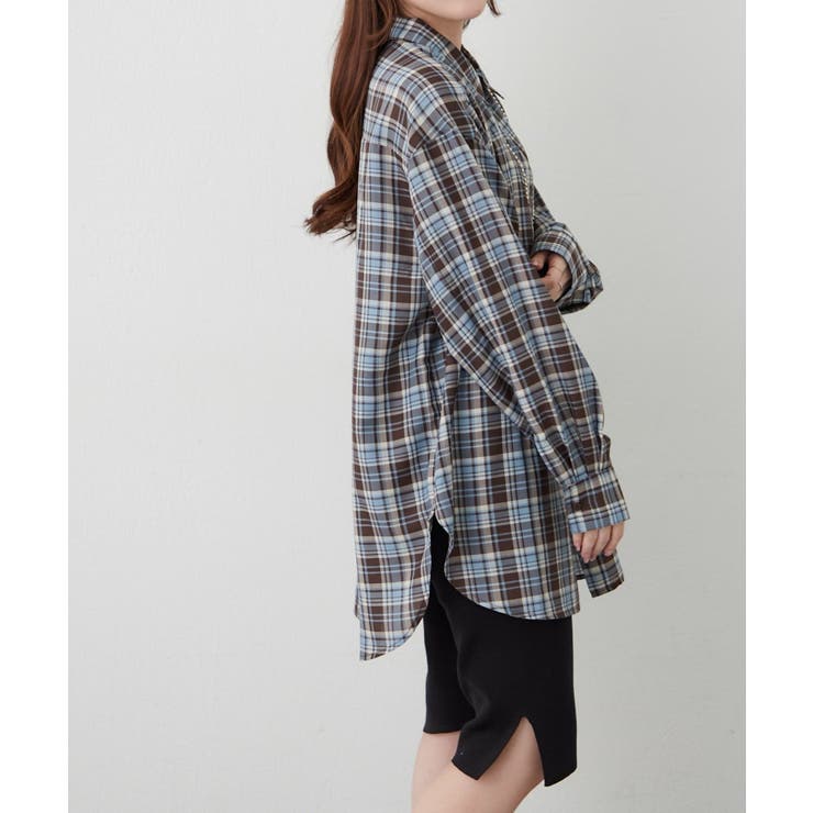 【3WAY】チェックシャツ | RMAF　NICE CLAUP / OLIVE des OLIVE | 詳細画像4 