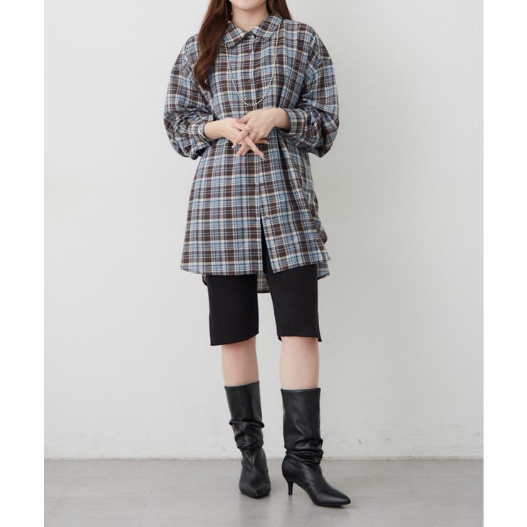 3WAY】チェックシャツ[品番：OLOW0019314]｜RMAF NICE CLAUP / OLIVE