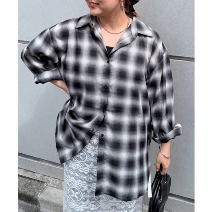 3WAY】チェックシャツ[品番：OLOW0019314]｜RMAF NICE CLAUP / OLIVE
