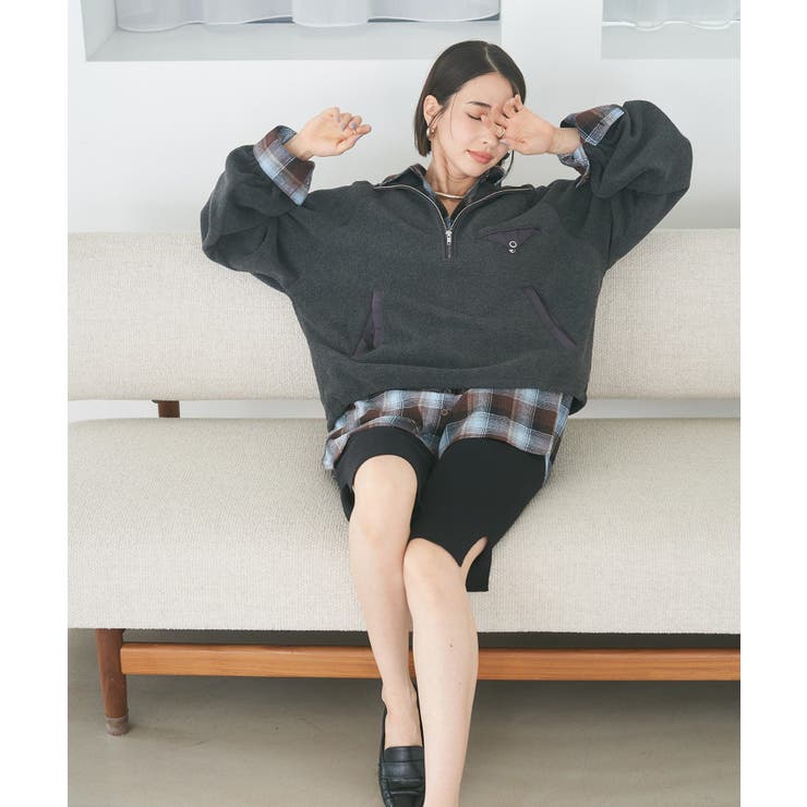 【2WAY】BIGチェックシャツ | RMAF　NICE CLAUP / OLIVE des OLIVE | 詳細画像15 