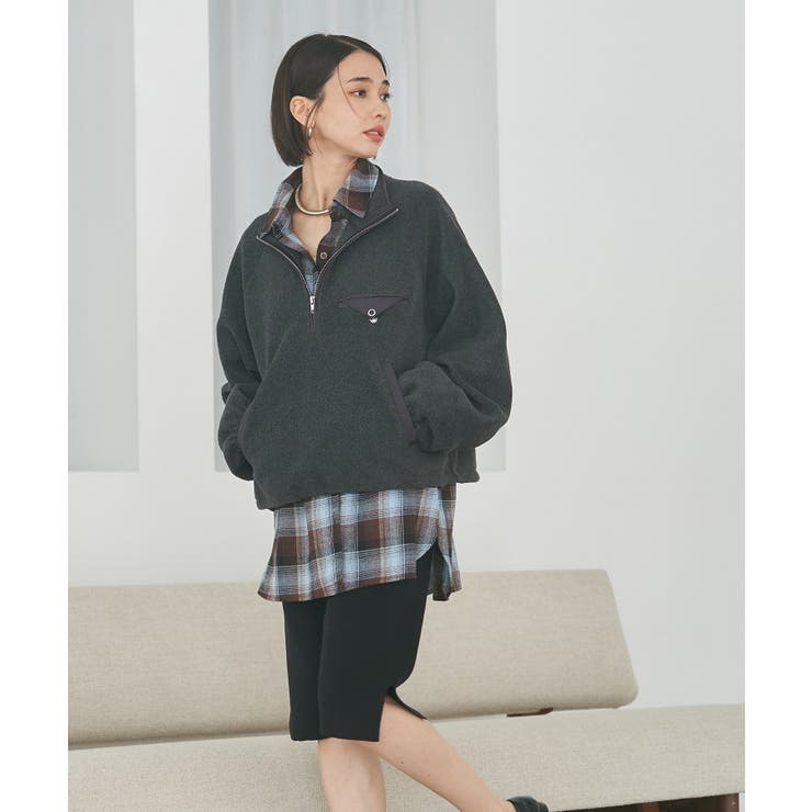 【2WAY】BIGチェックシャツ | RMAF　NICE CLAUP / OLIVE des OLIVE | 詳細画像21 