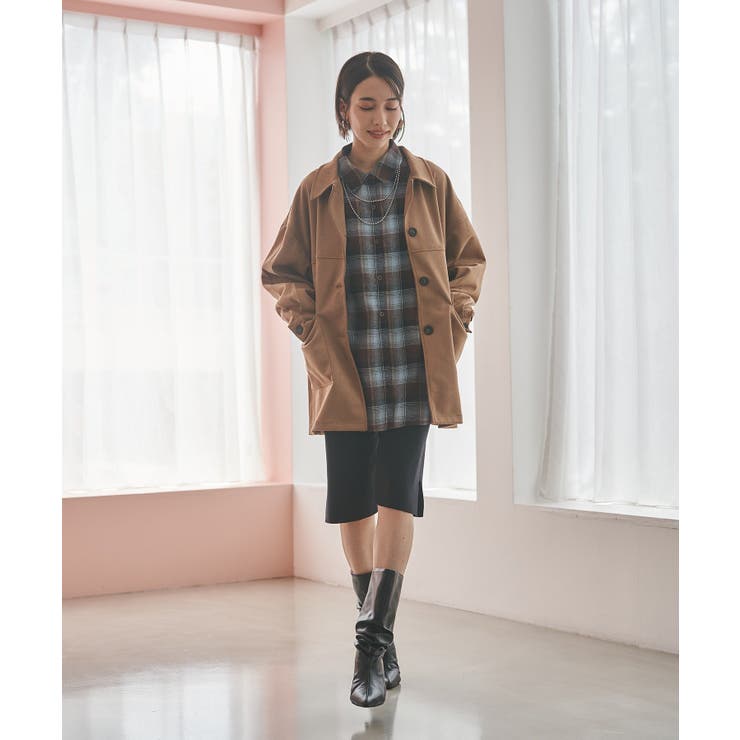 【2WAY】BIGチェックシャツ | RMAF　NICE CLAUP / OLIVE des OLIVE | 詳細画像25 