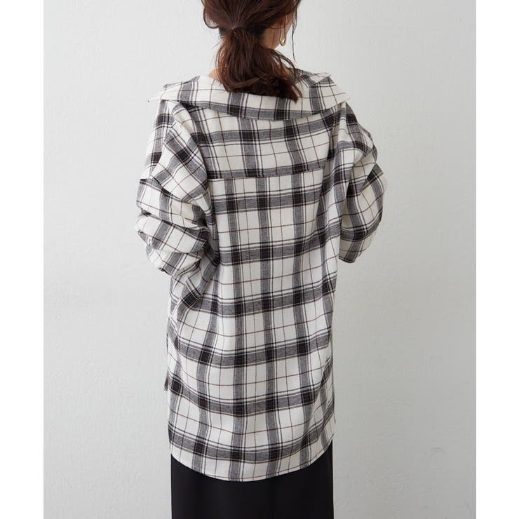 【2WAY】BIGチェックシャツ | RMAF　NICE CLAUP / OLIVE des OLIVE | 詳細画像32 