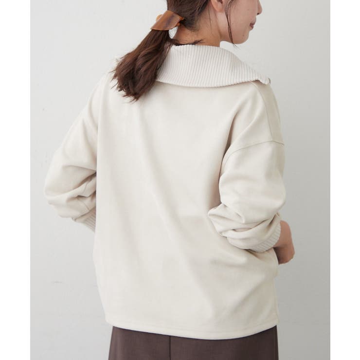【セットアップ対応】ハーフジッププルオーバー | RMAF　NICE CLAUP / OLIVE des OLIVE | 詳細画像8 