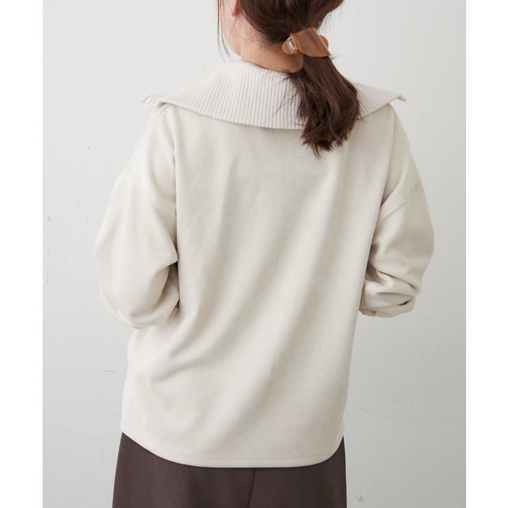 【セットアップ対応】ハーフジッププルオーバー | RMAF　NICE CLAUP / OLIVE des OLIVE | 詳細画像9 