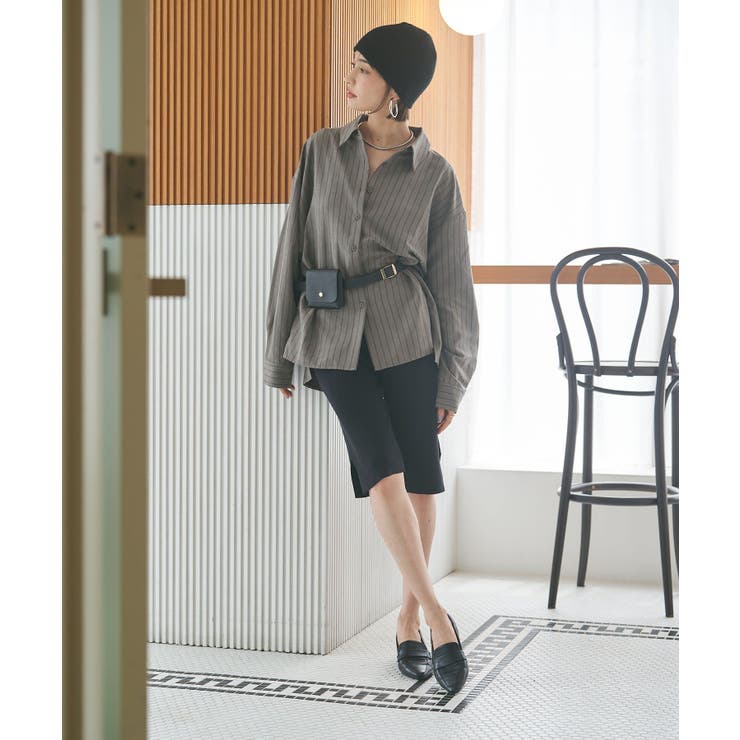 ピーチストライプシャツ | RMAF　NICE CLAUP / OLIVE des OLIVE | 詳細画像18 
