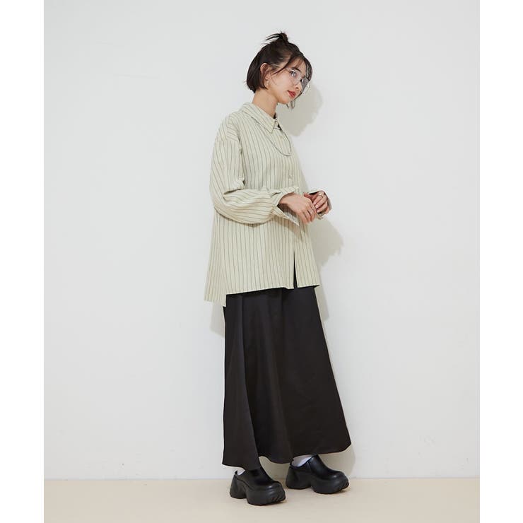 ピーチストライプシャツ | RMAF　NICE CLAUP / OLIVE des OLIVE | 詳細画像12 