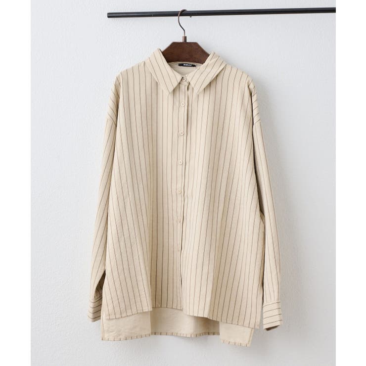 ピーチストライプシャツ | RMAF　NICE CLAUP / OLIVE des OLIVE | 詳細画像16 