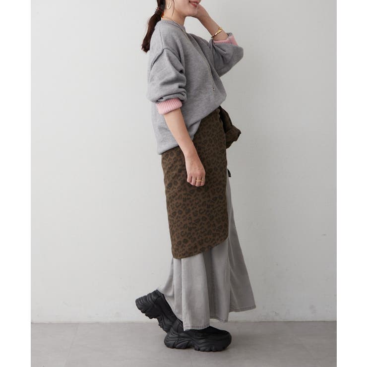 【5色展開】配色使いニットプルオーバー | RMAF　NICE CLAUP / OLIVE des OLIVE | 詳細画像14 