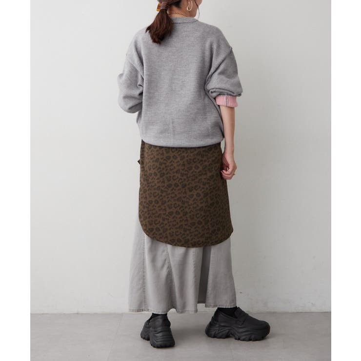【5色展開】配色使いニットプルオーバー | RMAF　NICE CLAUP / OLIVE des OLIVE | 詳細画像15 