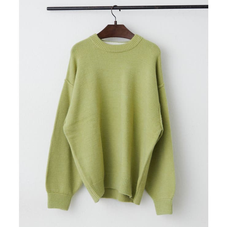 【5色展開】配色使いニットプルオーバー | RMAF　NICE CLAUP / OLIVE des OLIVE | 詳細画像35 
