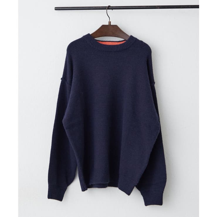 【5色展開】配色使いニットプルオーバー | RMAF　NICE CLAUP / OLIVE des OLIVE | 詳細画像37 