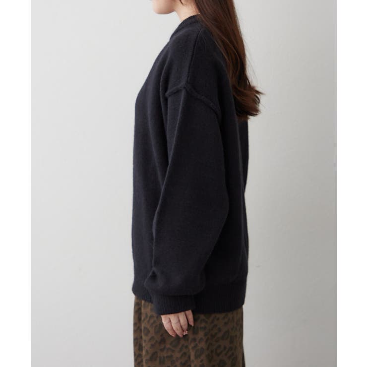 【5色展開】配色使いニットプルオーバー | RMAF　NICE CLAUP / OLIVE des OLIVE | 詳細画像41 