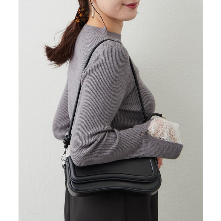 【6色展開】上品見えが叶う、袖口レースリブニット | RMAF　NICE CLAUP / OLIVE des OLIVE | 詳細画像27 