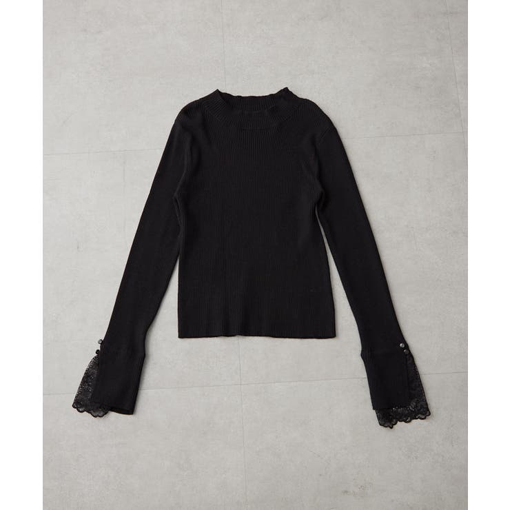 【6色展開】上品見えが叶う、袖口レースリブニット | RMAF　NICE CLAUP / OLIVE des OLIVE | 詳細画像38 