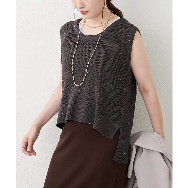 スパンコールラメベスト | RMAF　NICE CLAUP / OLIVE des OLIVE | 詳細画像10 