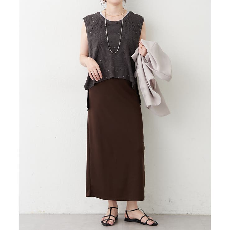 スパンコールラメベスト | RMAF　NICE CLAUP / OLIVE des OLIVE | 詳細画像13 
