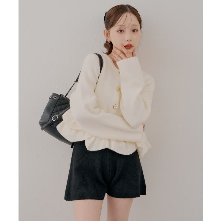 【5色展開】ヘムフリルカーディガン | RMAF　NICE CLAUP / OLIVE des OLIVE | 詳細画像57 