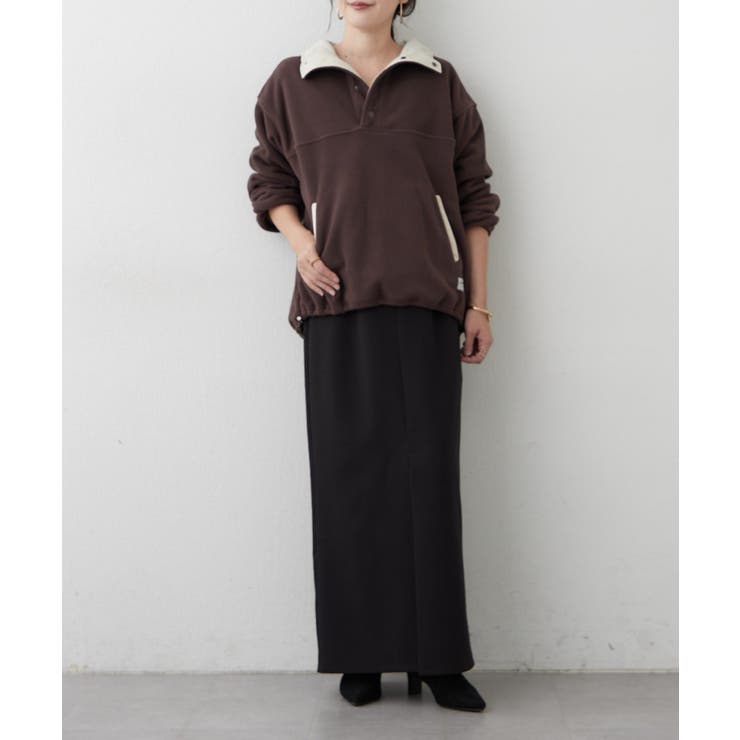 フリース配色アノラック | RMAF　NICE CLAUP / OLIVE des OLIVE | 詳細画像6 