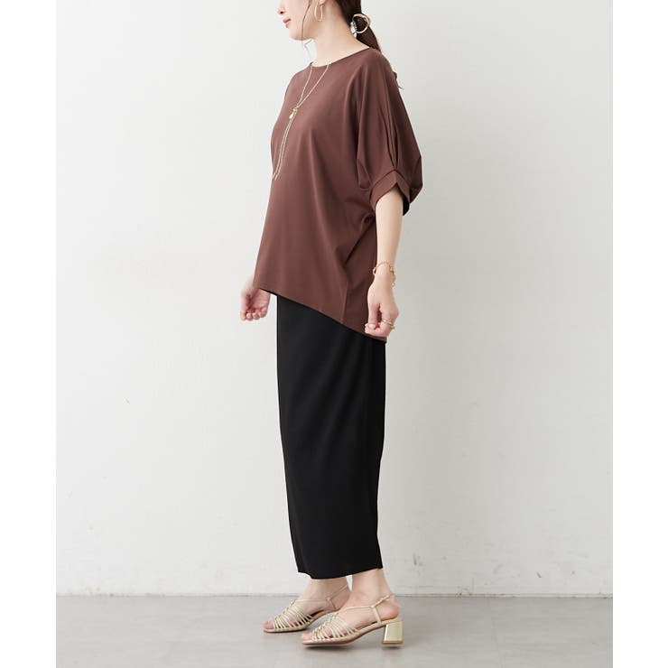 【接触冷感】コインチャーム付ネックレス刺繍Tシャツ | RMAF　NICE CLAUP / OLIVE des OLIVE | 詳細画像14 