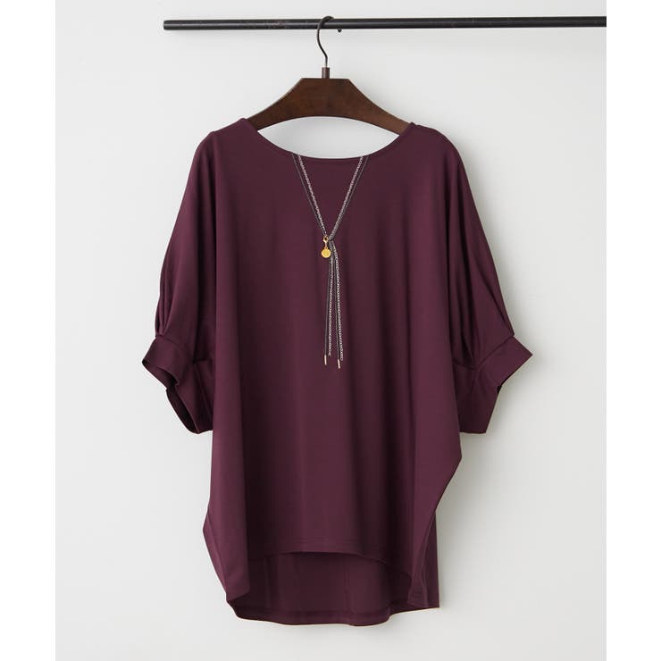 コインチャーム付ネックレス刺繍Tシャツ | RMAF　NICE CLAUP / OLIVE des OLIVE | 詳細画像8 