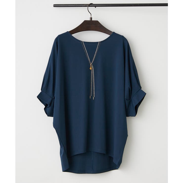 コインチャーム付ネックレス刺繍Tシャツ | RMAF　NICE CLAUP / OLIVE des OLIVE | 詳細画像9 