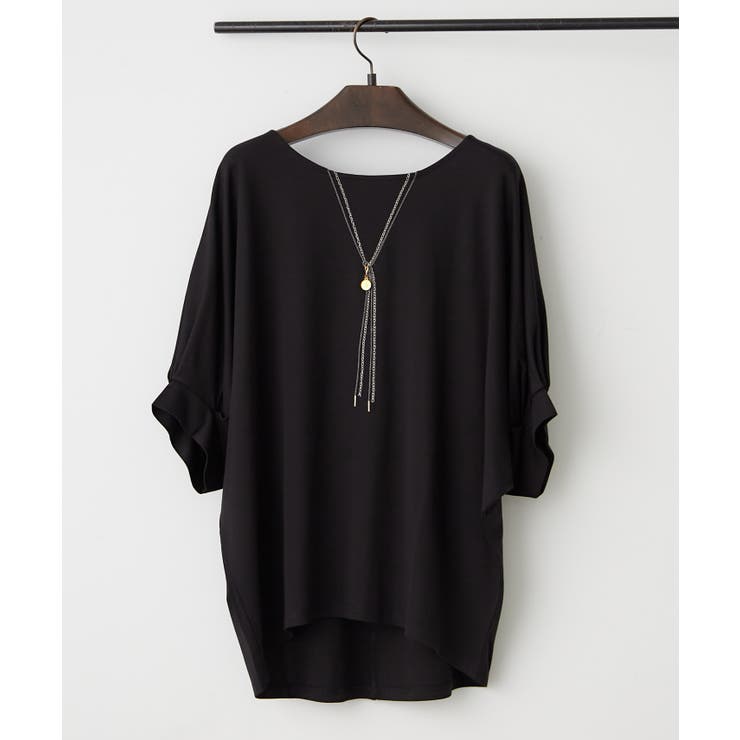 コインチャーム付ネックレス刺繍Tシャツ | RMAF　NICE CLAUP / OLIVE des OLIVE | 詳細画像10 