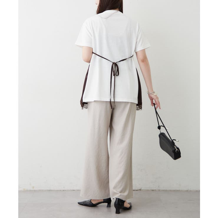 サテンドッキングキャミTシャツ | RMAF　NICE CLAUP / OLIVE des OLIVE | 詳細画像9 