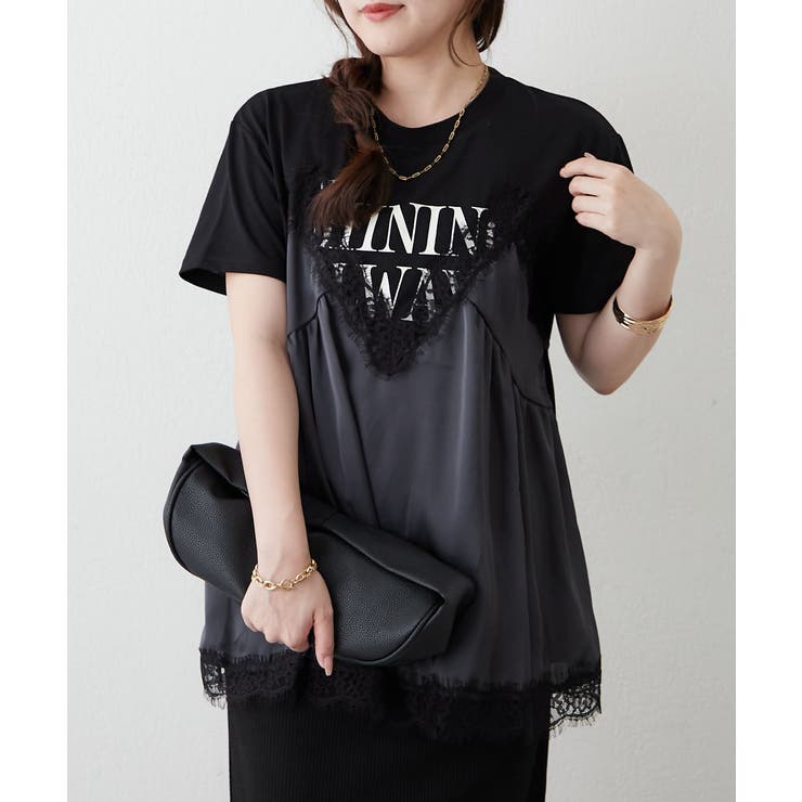 サテンドッキングキャミTシャツ | RMAF　NICE CLAUP / OLIVE des OLIVE | 詳細画像11 