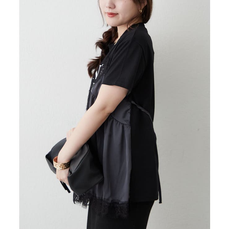 サテンドッキングキャミTシャツ | RMAF　NICE CLAUP / OLIVE des OLIVE | 詳細画像12 