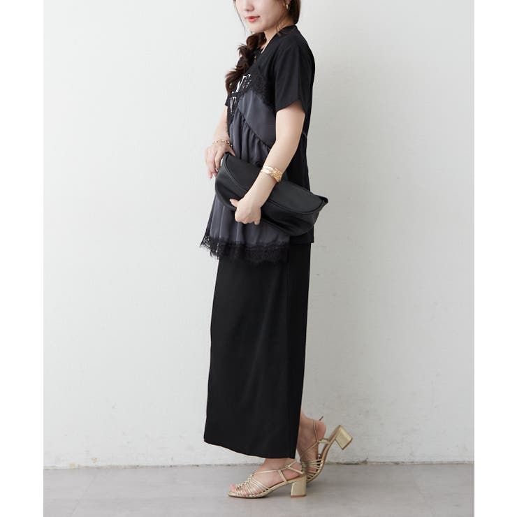 サテンドッキングキャミTシャツ | RMAF　NICE CLAUP / OLIVE des OLIVE | 詳細画像16 