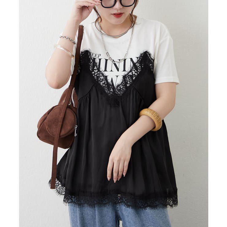 サテンドッキングキャミTシャツ | RMAF　NICE CLAUP / OLIVE des OLIVE | 詳細画像20 