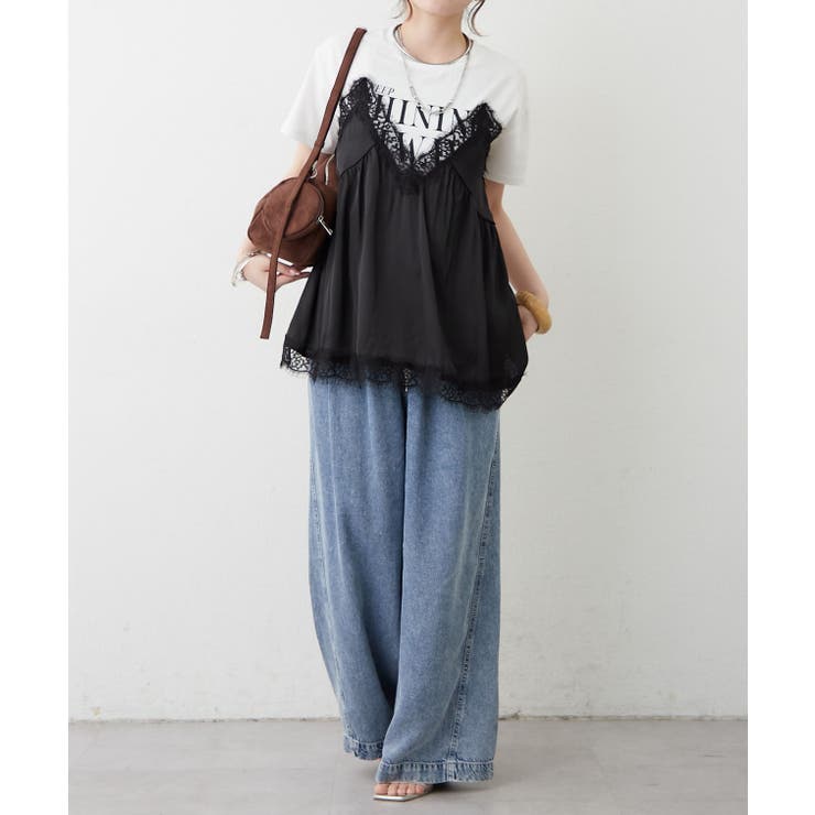 サテンドッキングキャミTシャツ | RMAF　NICE CLAUP / OLIVE des OLIVE | 詳細画像24 