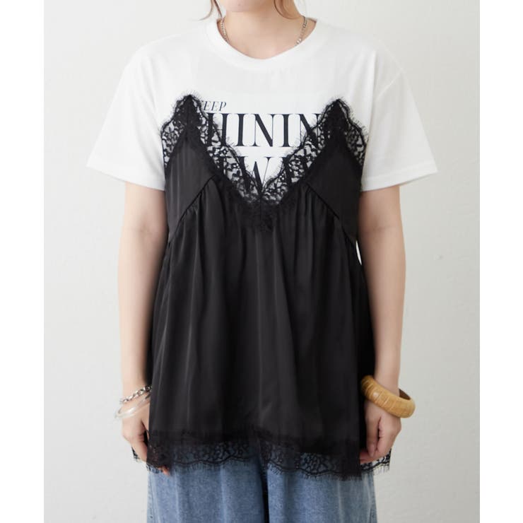 サテンドッキングキャミTシャツ | RMAF　NICE CLAUP / OLIVE des OLIVE | 詳細画像31 