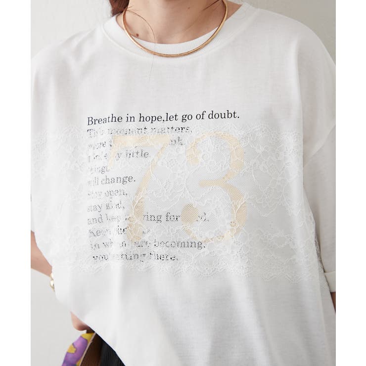 フロントレースロゴTシャツ | RMAF　NICE CLAUP / OLIVE des OLIVE | 詳細画像11 
