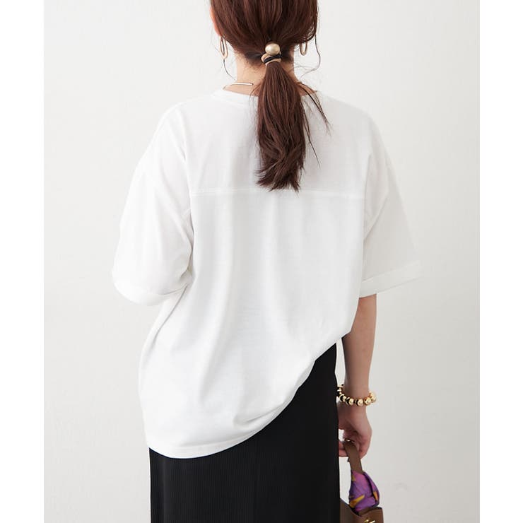フロントレースロゴTシャツ | RMAF　NICE CLAUP / OLIVE des OLIVE | 詳細画像13 