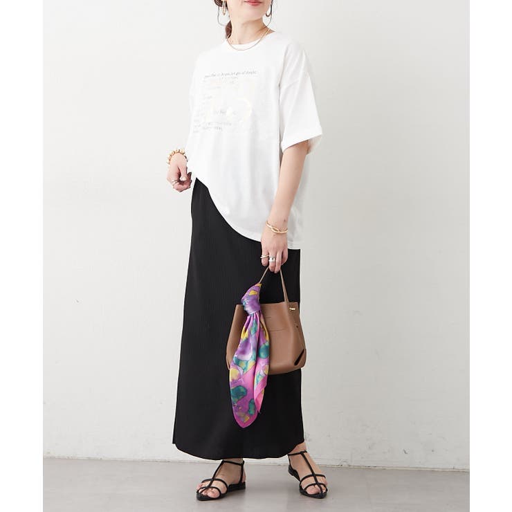 フロントレースロゴTシャツ | RMAF　NICE CLAUP / OLIVE des OLIVE | 詳細画像14 