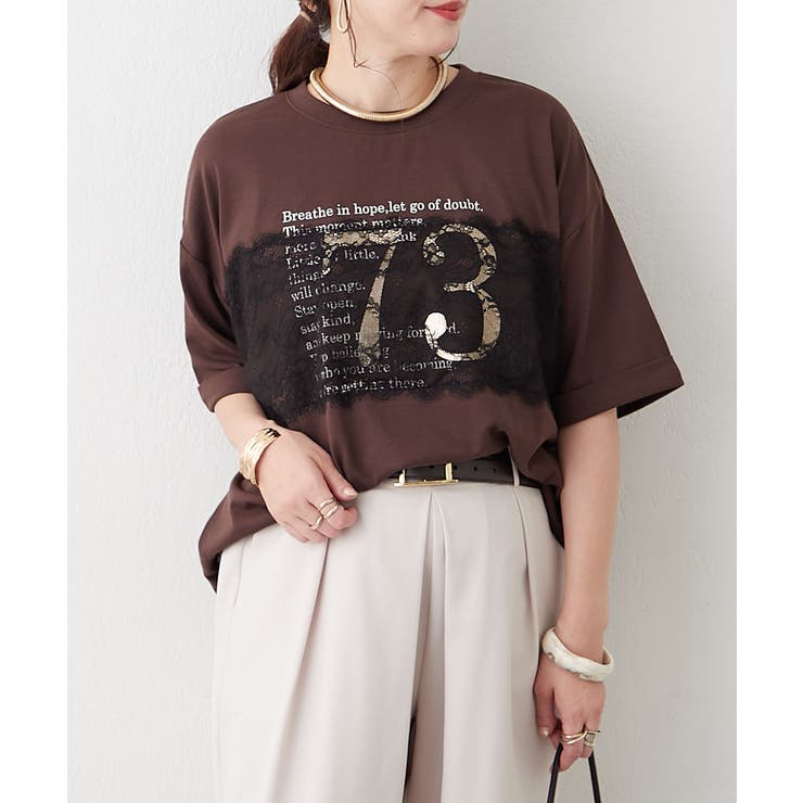 フロントレースロゴTシャツ | RMAF　NICE CLAUP / OLIVE des OLIVE | 詳細画像17 