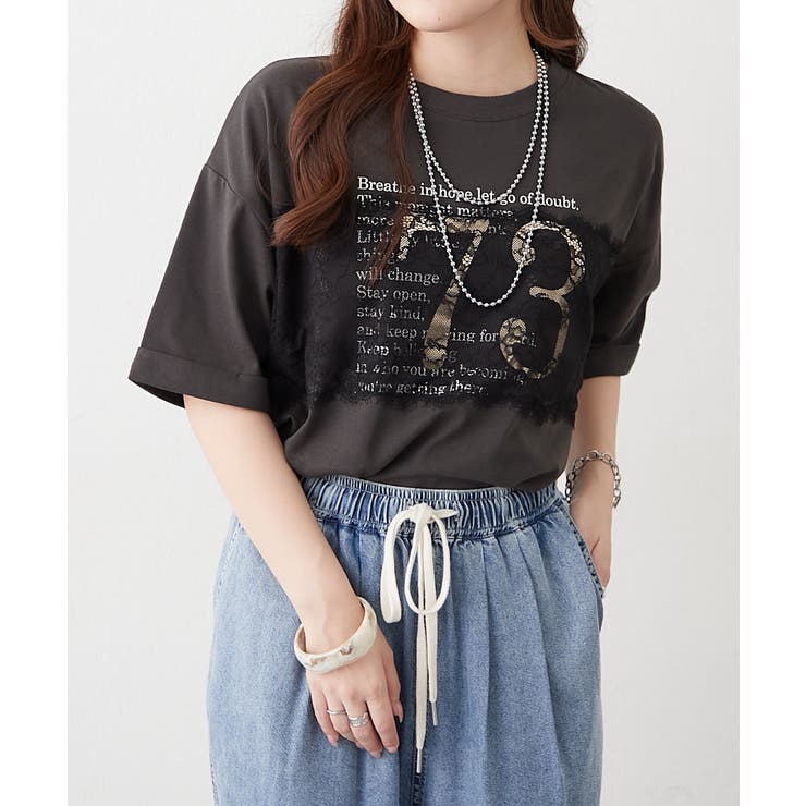 スミクロ | フロントレースロゴTシャツ | RMAF　NICE CLAUP / OLIVE des OLIVE