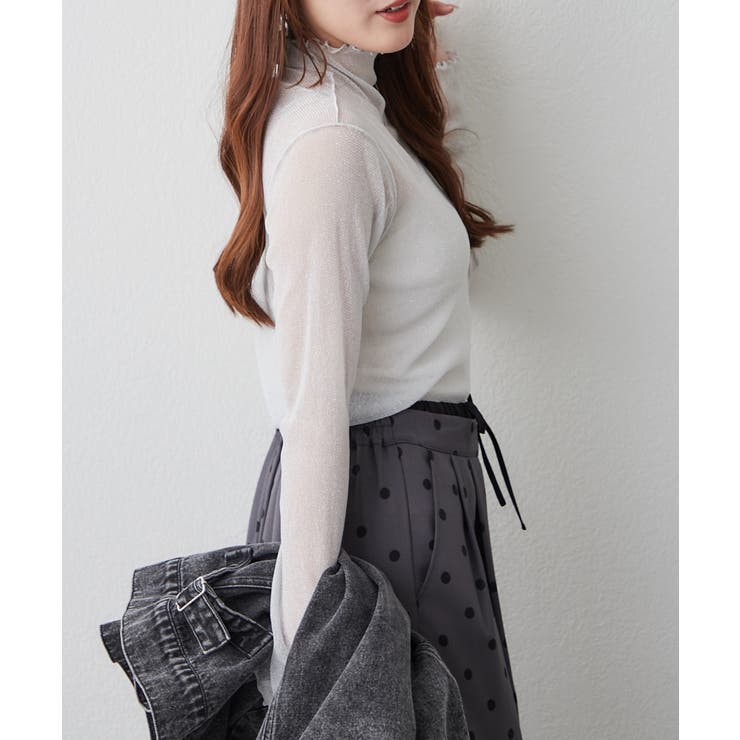 ラメチュールボトルネックプルオーバー | RMAF　NICE CLAUP / OLIVE des OLIVE | 詳細画像14 