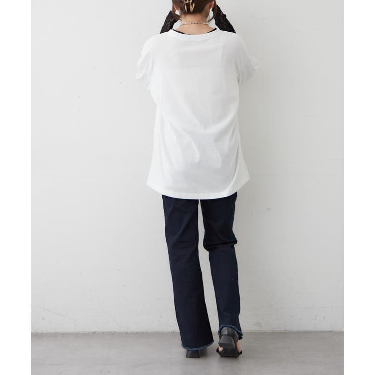 袖レース転写大人Tシャツ | RMAF　NICE CLAUP / OLIVE des OLIVE | 詳細画像7 